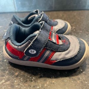 Stride Rite Navy and Red Kids Sneakers